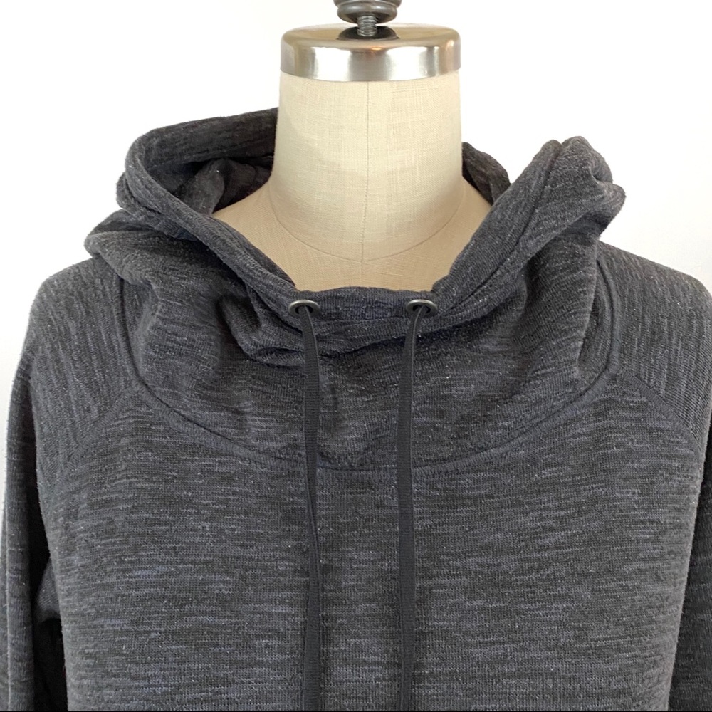 Athleta Size XS Heathered Gray Pullover Hoodie - Picture 4 of 9